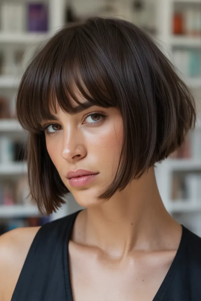 Asymmetrical Bangs