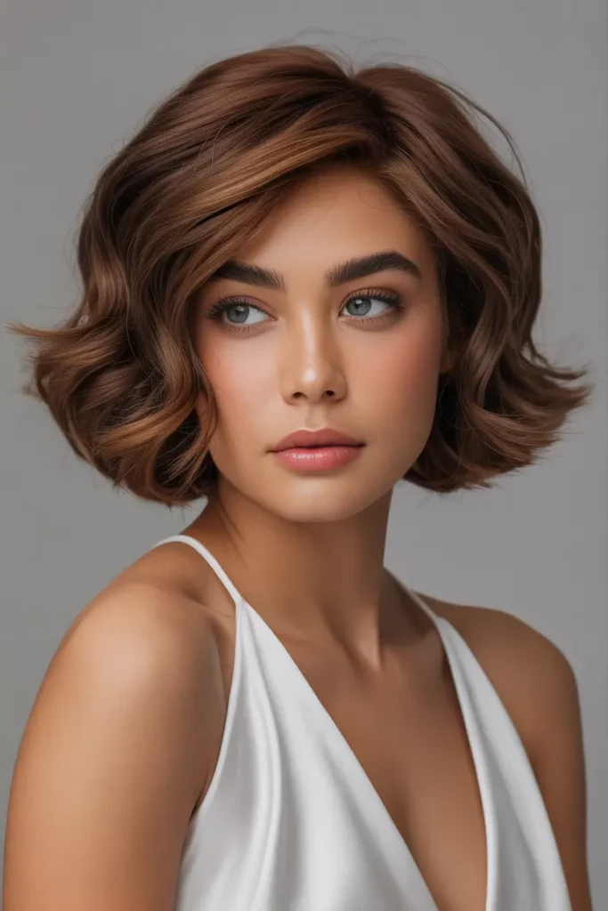 Butterfly Cut with Deep Waves