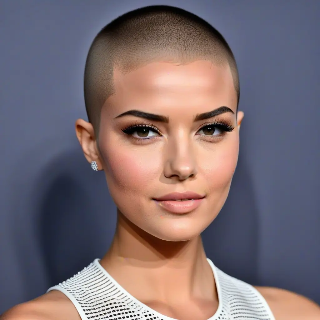 Buzz Cut With Faded Edges