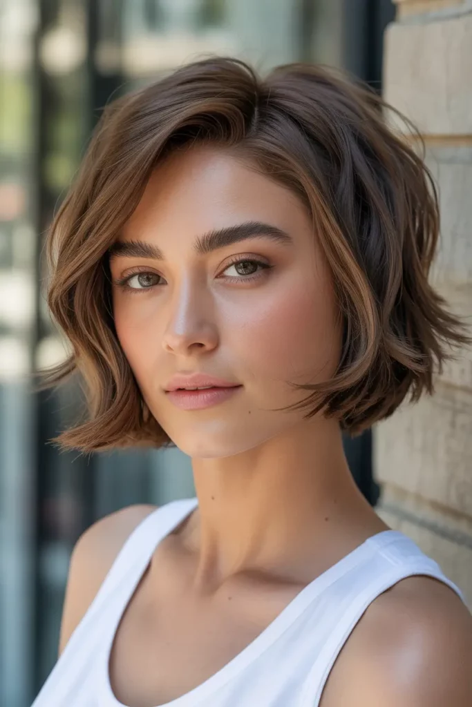 Chic Layered Butterfly Bob