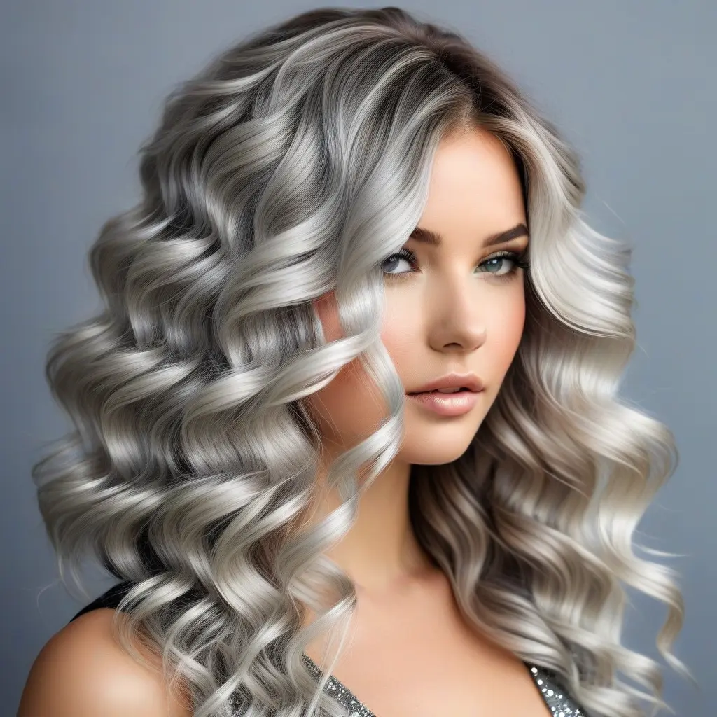 Cosmic Dust Glitter Roots Gemini Look