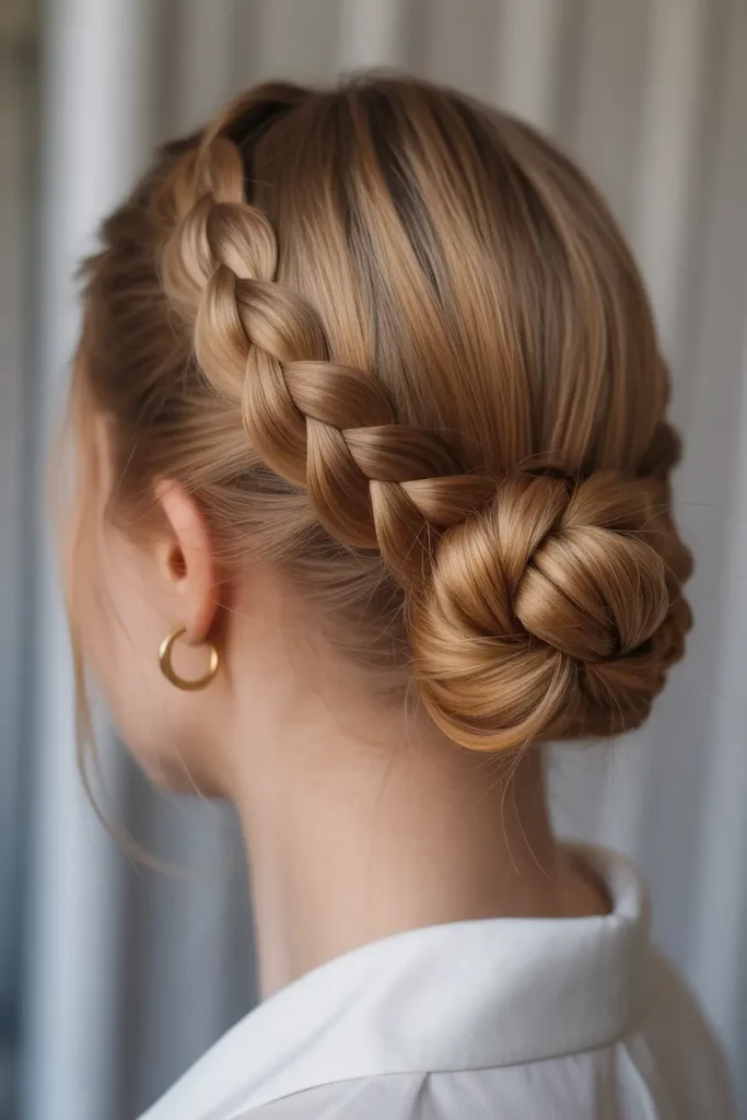 Dutch Braided Bun