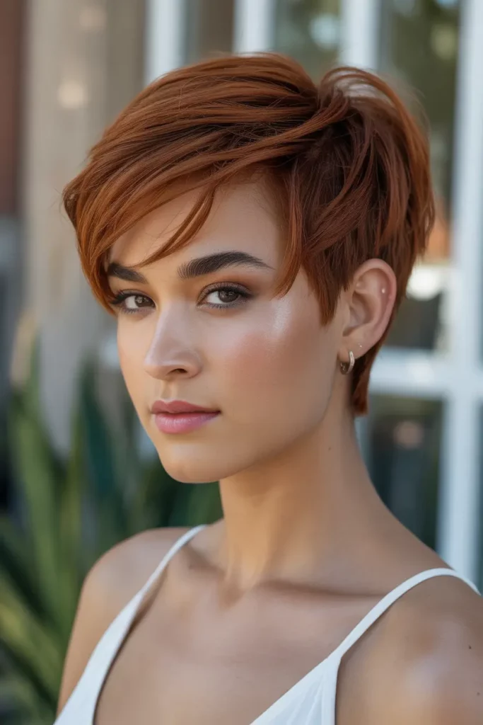 Edgy Butterfly Pixie Cut