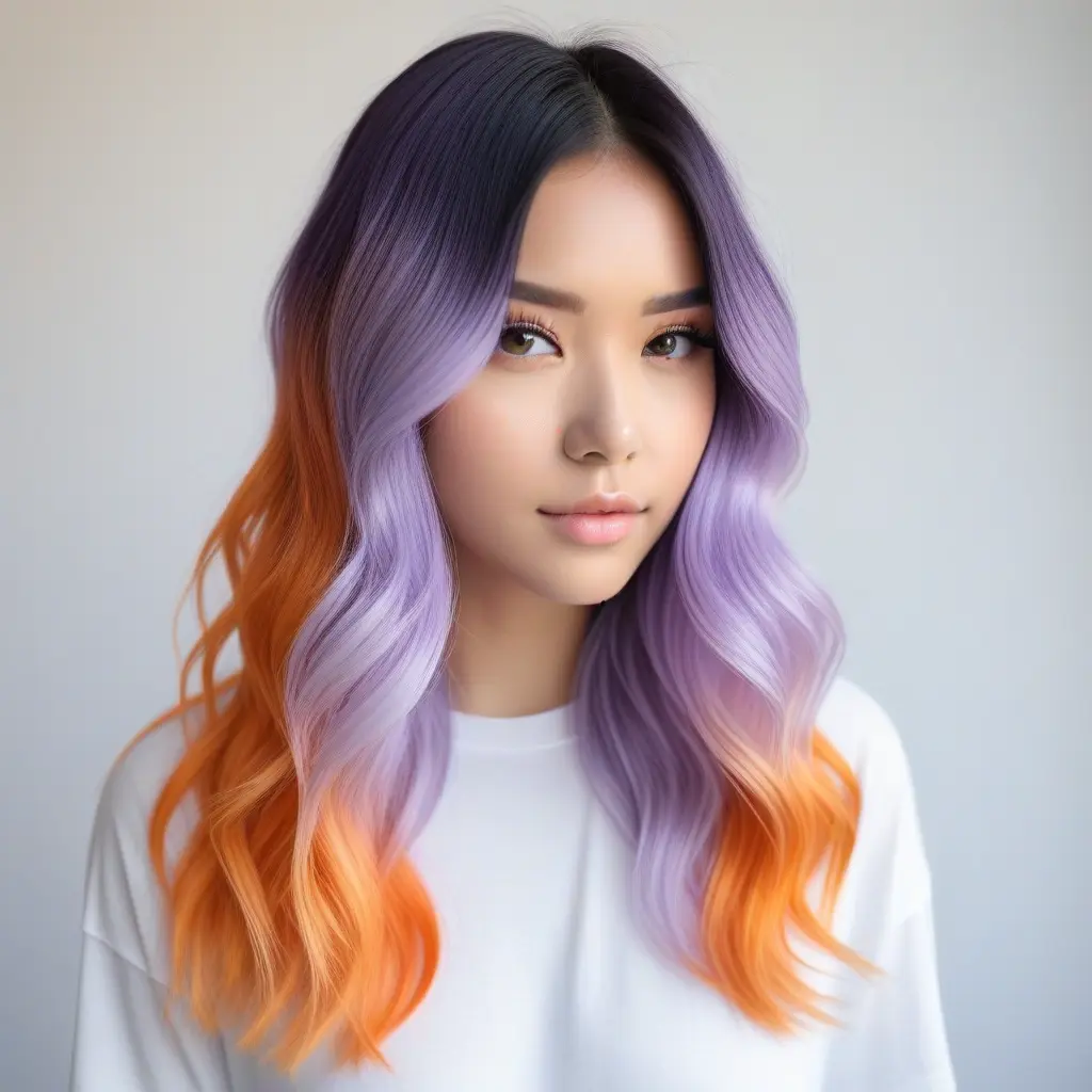 Gemini Gradient Dip-Dye Waves