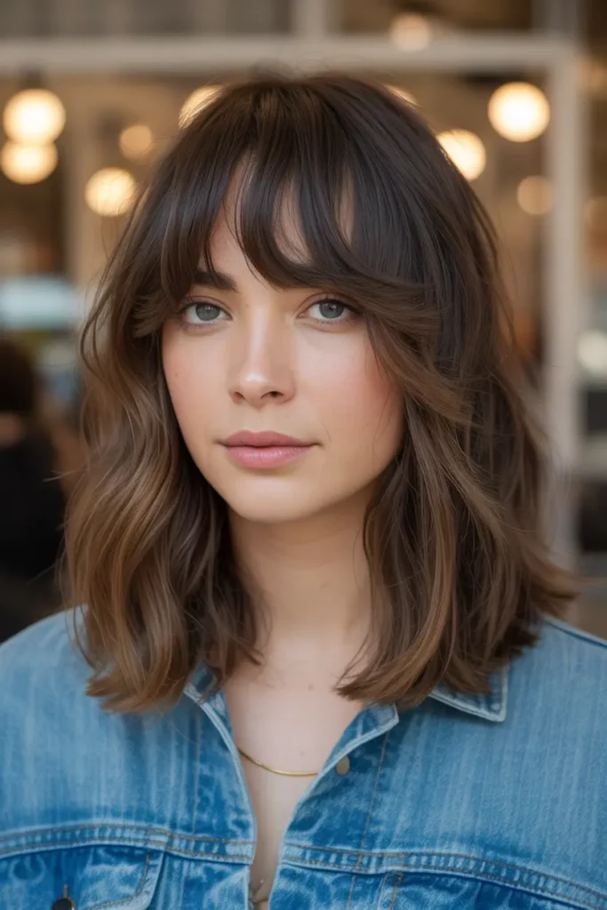 Grown-Out Bangs