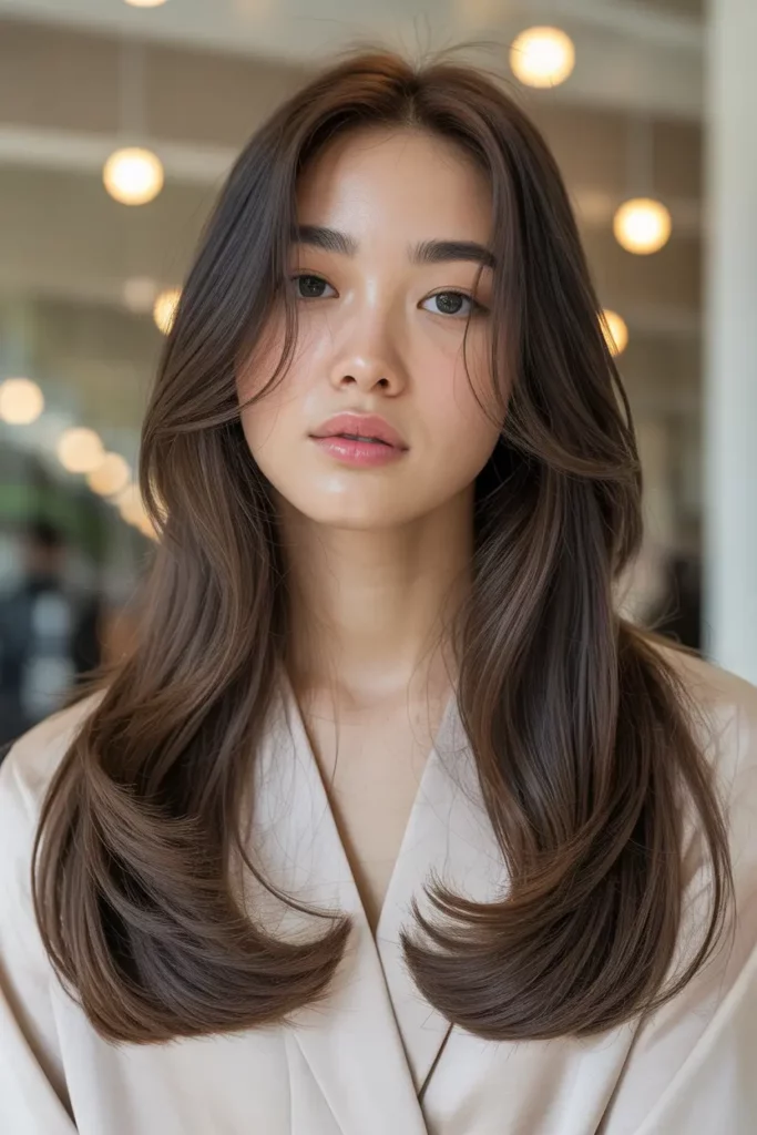 Long Hair With Face-Framing Layers
