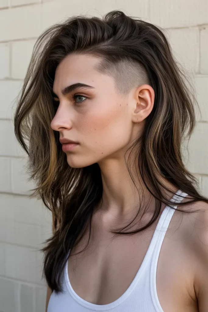 Long Layers with Hidden Side Shave