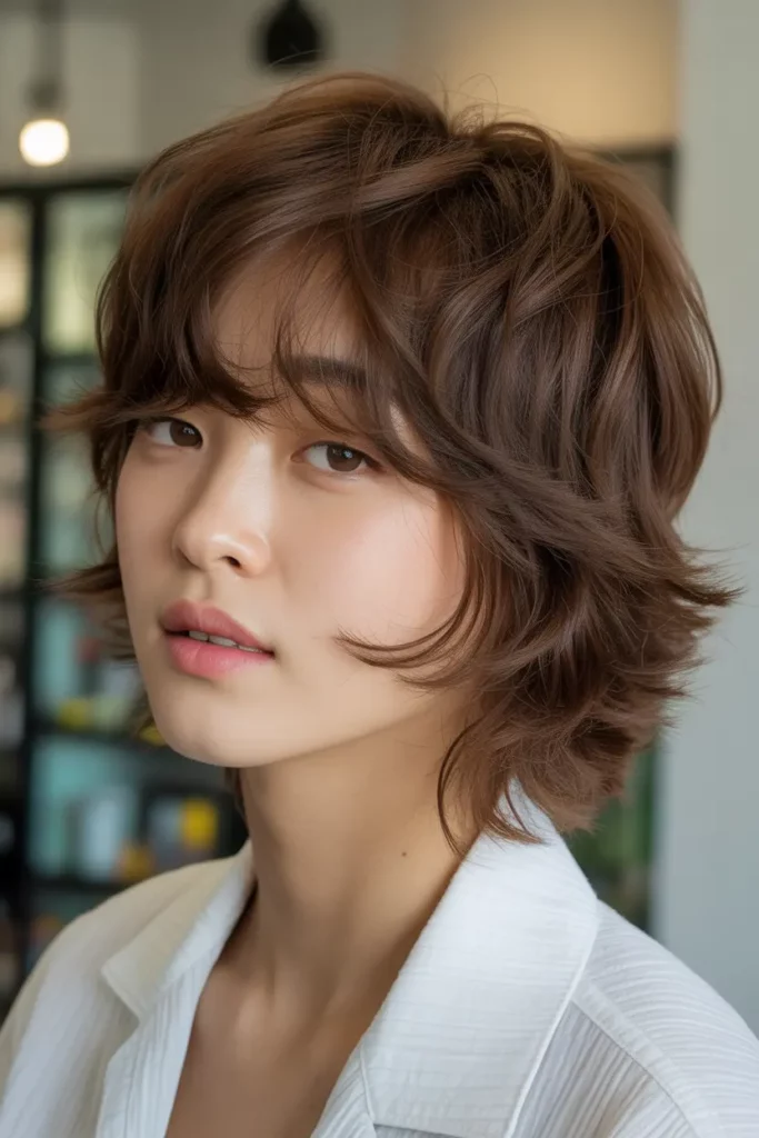 Modern Shag Cut With Wispy Layers