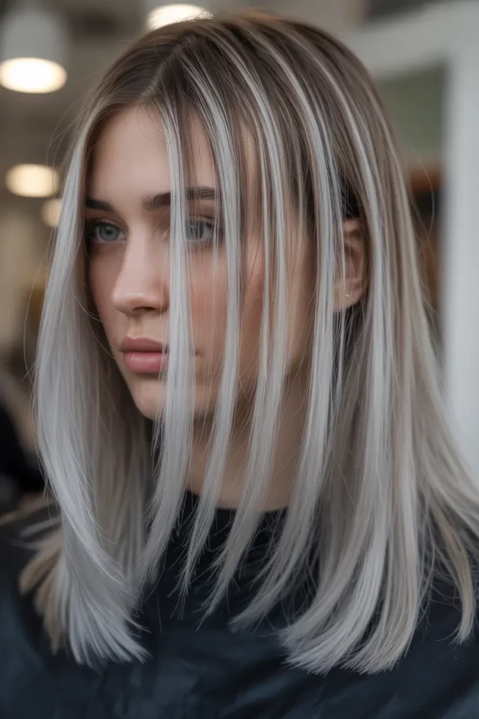 Platinum Silver Foil Highlights