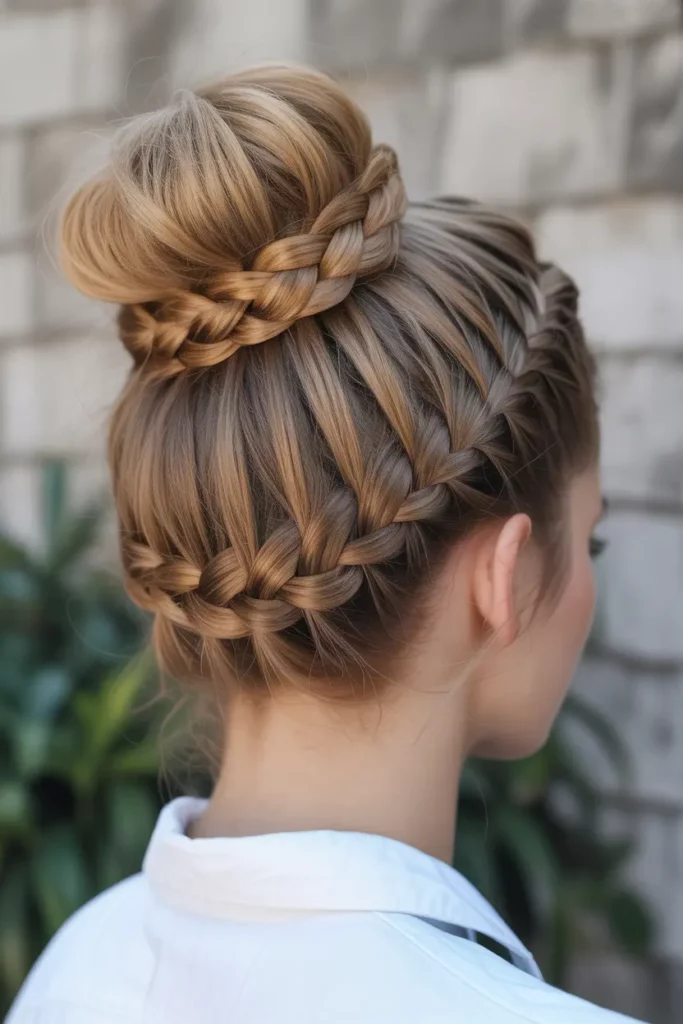 Reverse Dutch Braid