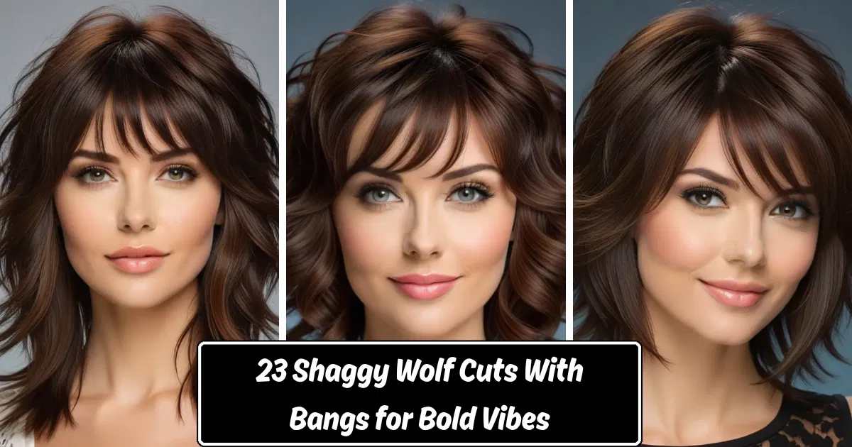 Shaggy Wolf Cut With Bangs