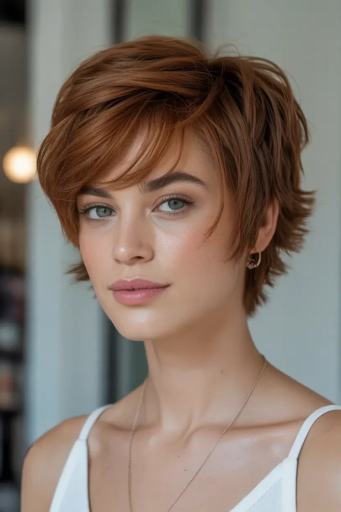 Short Shaggy Butterfly Cut