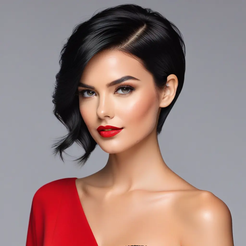 Slick Side-Parted Crop With Shine