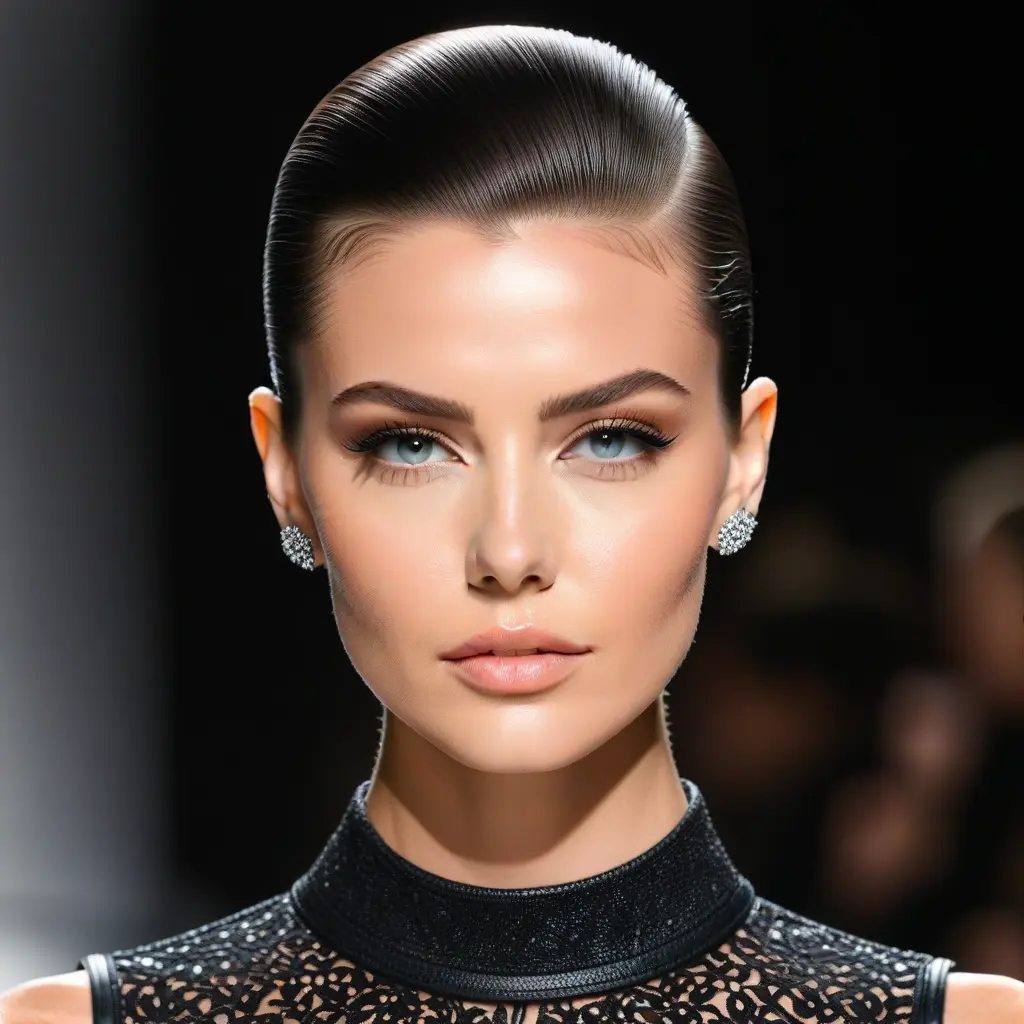 Slicked-Back Micro Crop