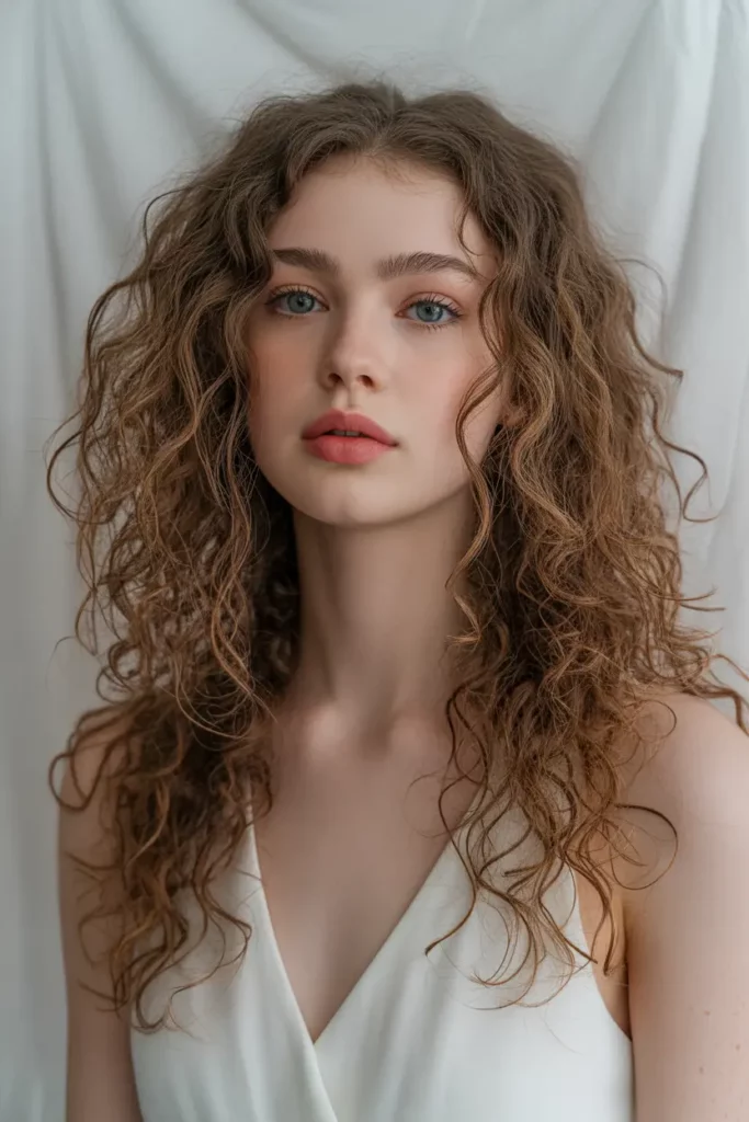 Soft Perm With Loose, Natural Curls