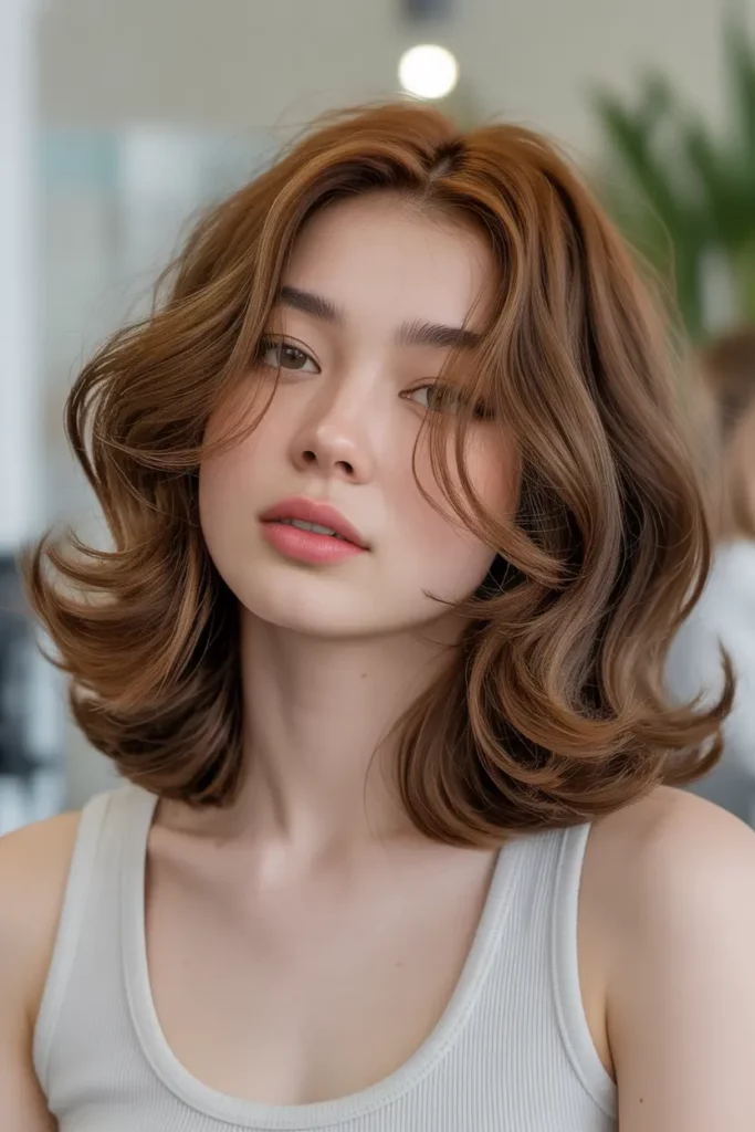 Textured Medium Cut With S-Curl Waves