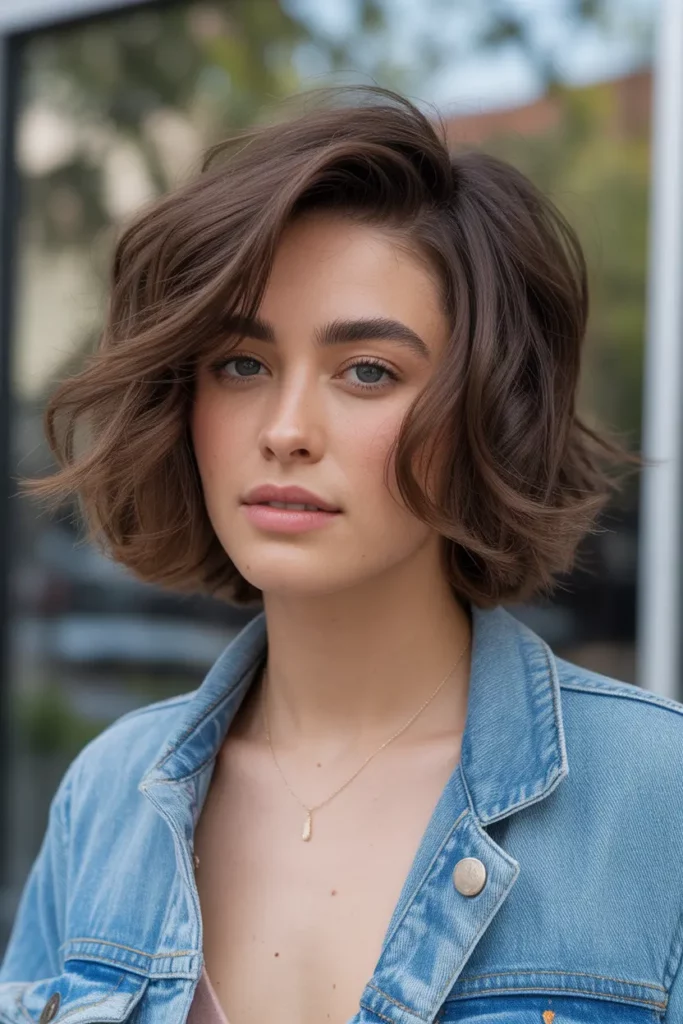 Tousled Butterfly Crop with Side Part