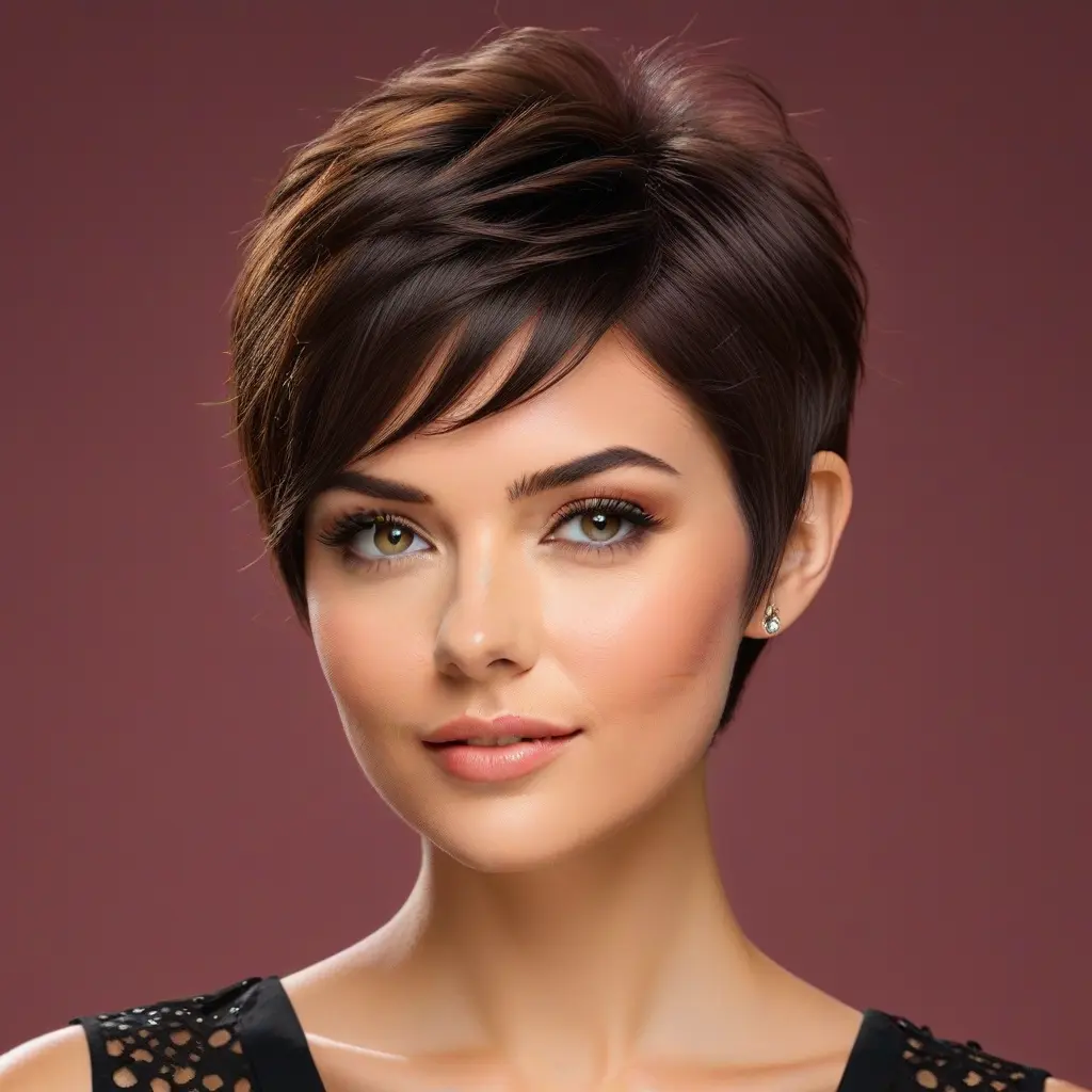 Tousled Pixie-Wolf Fusion Without Bangs