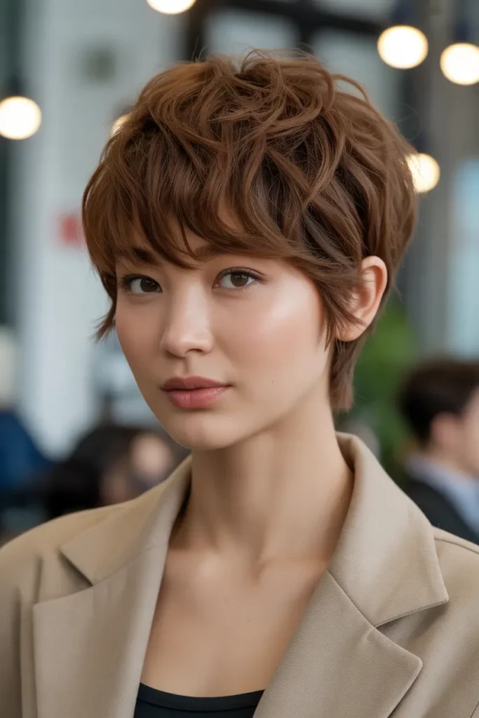 Tousled Short Pixie Cut