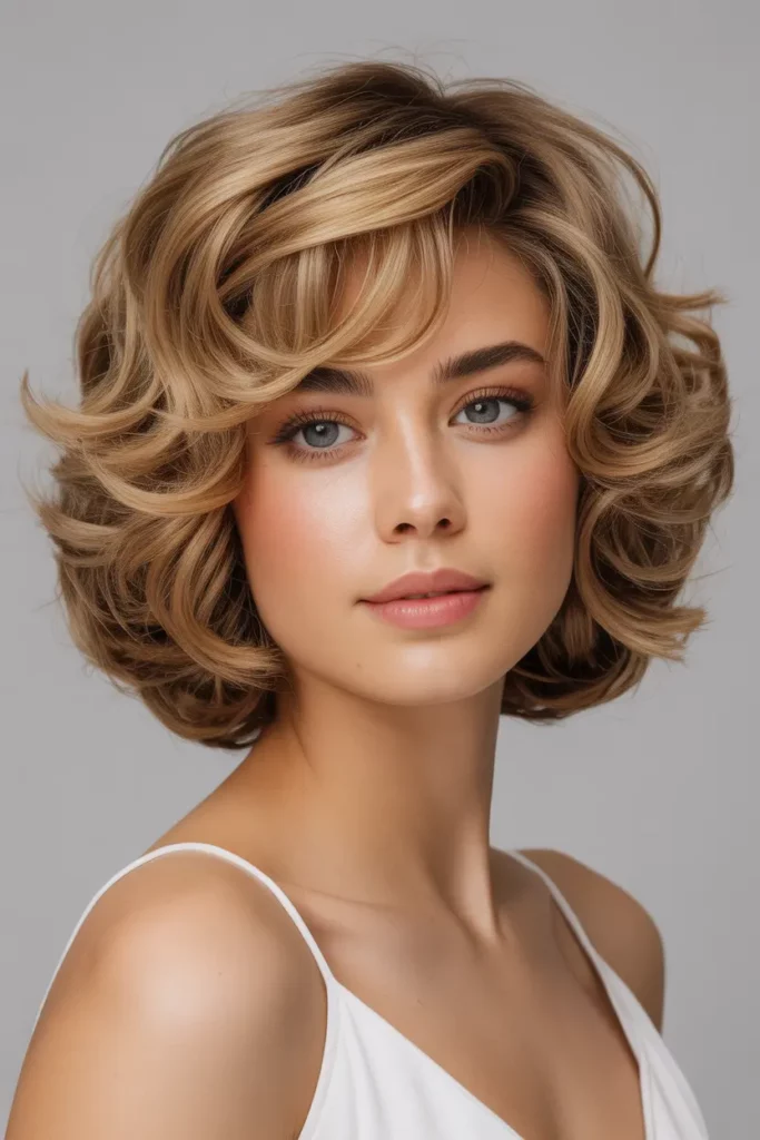 Wavy Short Butterfly Cut