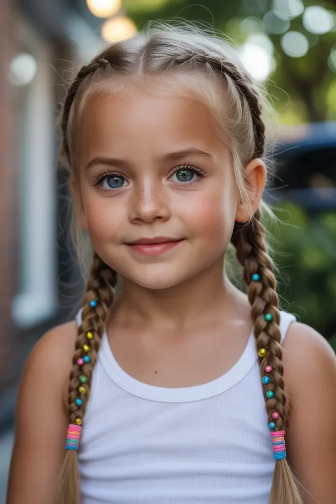Baby Braids With Hair Beads