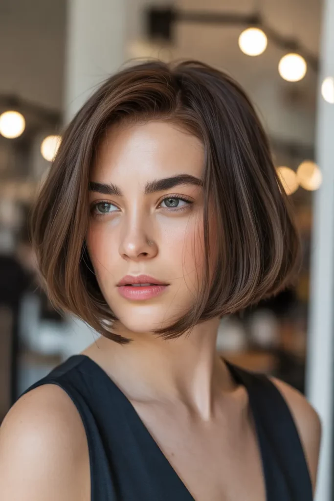 Blunt Layered Bob