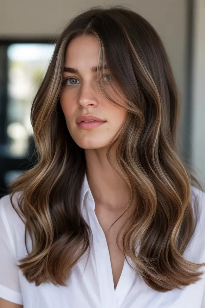 California Brunette with Mocha Ribbons