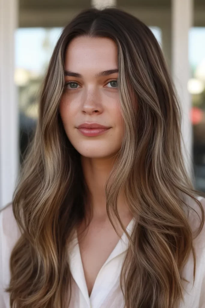 California Brunette with Sunlit Babylights