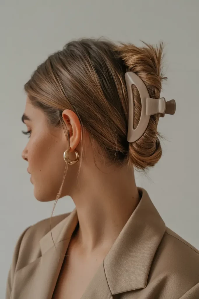 Claw Clip Hairstyles For Greasy Hair