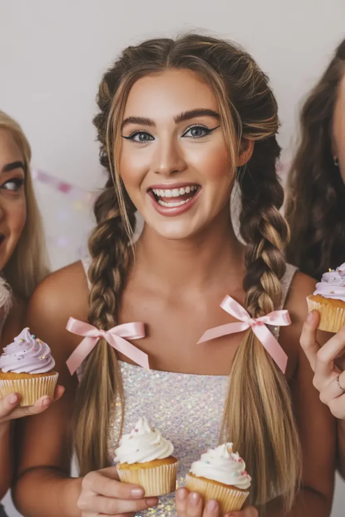 Double Braided Pigtails