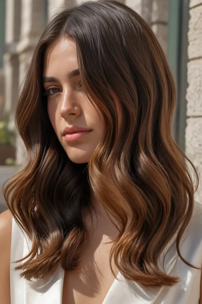 Espresso-Toned California Brunette Shine