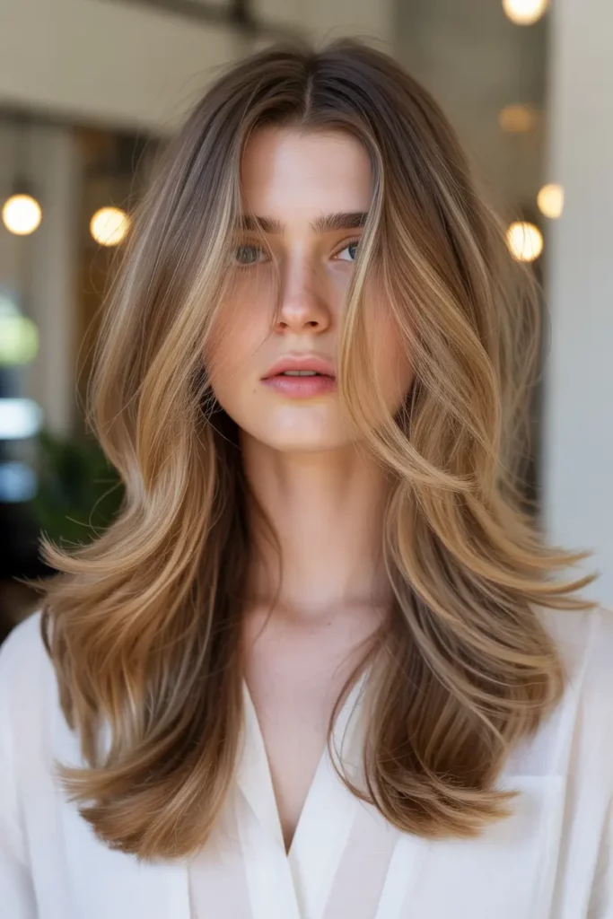 Face-Framing Long Layers