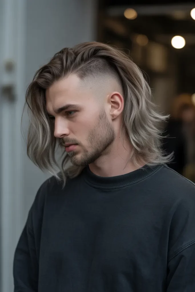 Faded Mullet with Undercut