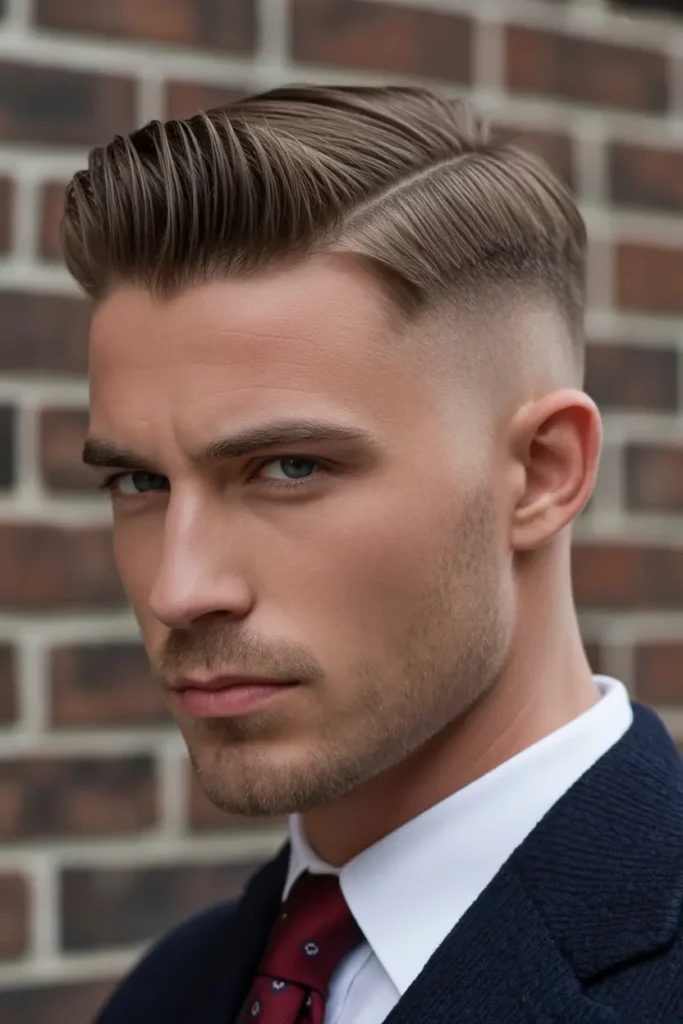 Faded Undercut with Side Part