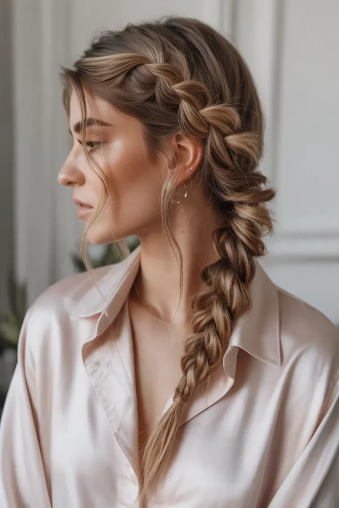 Fishtail Braid Hairstyles For Greasy Hair