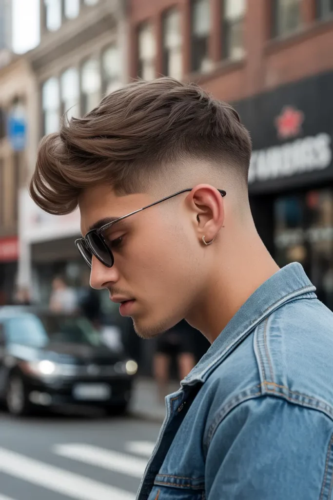 High Fade Undercut with Textured Top