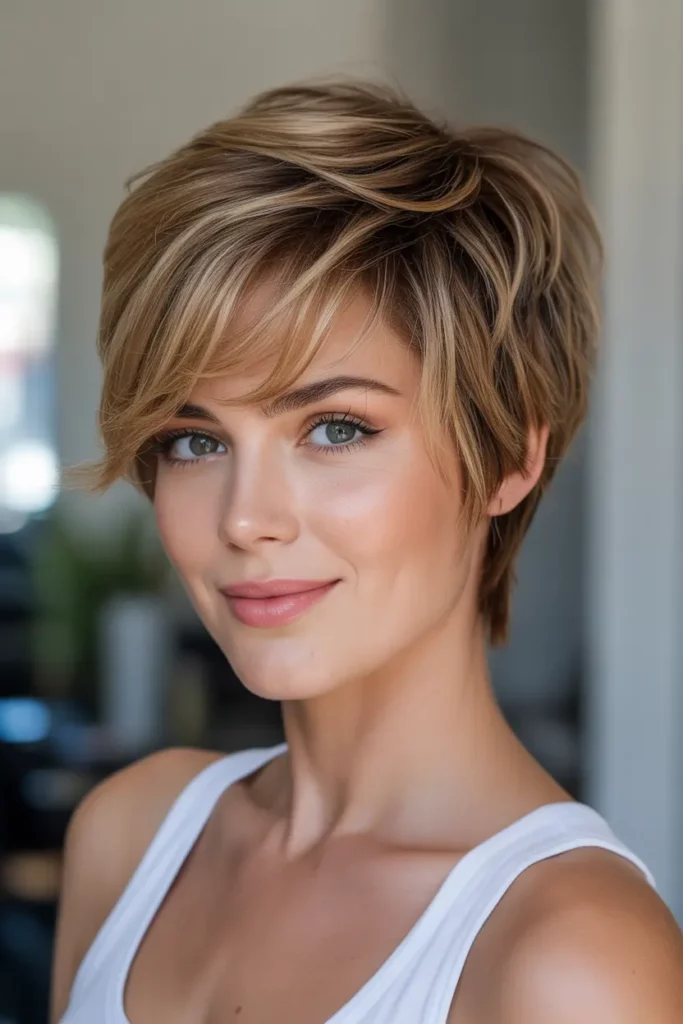 Layered Pixie Shag with Volume