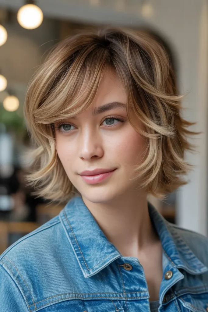 Layered Soft Mullet with Flicked Ends