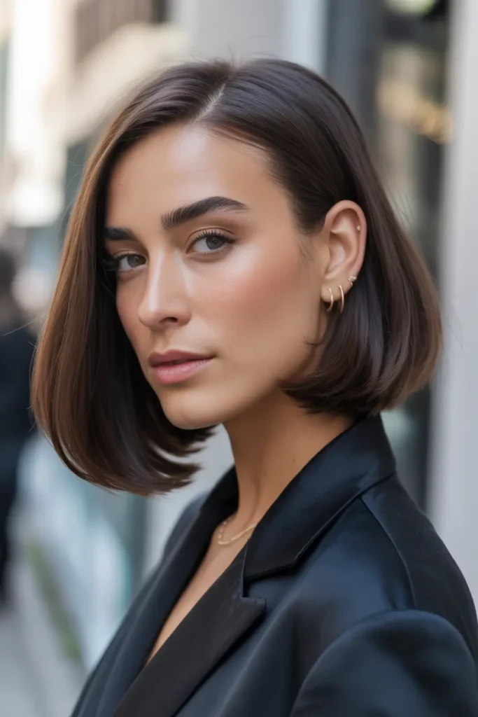 Long Undercut Bob