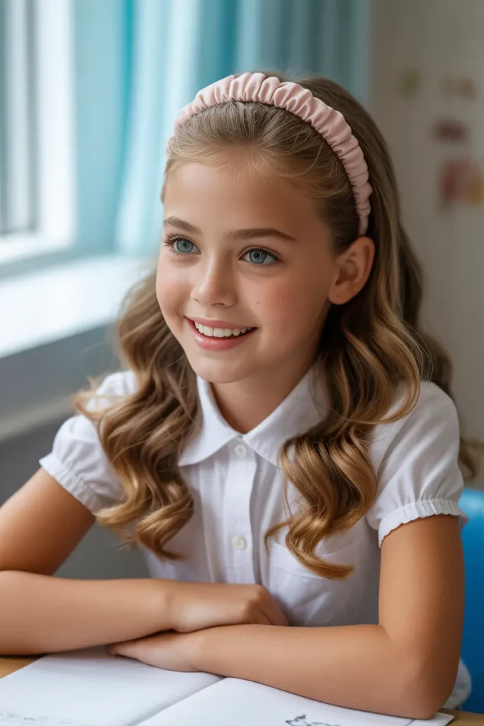 Loose Waves With Headband