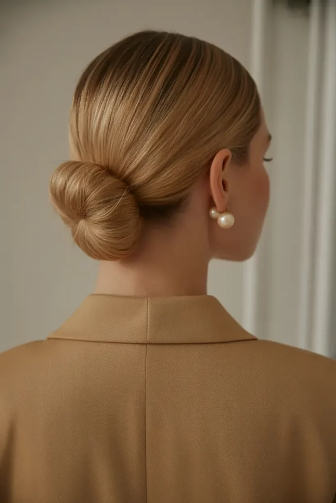 Low Chignon Hairstyles For Greasy Hair