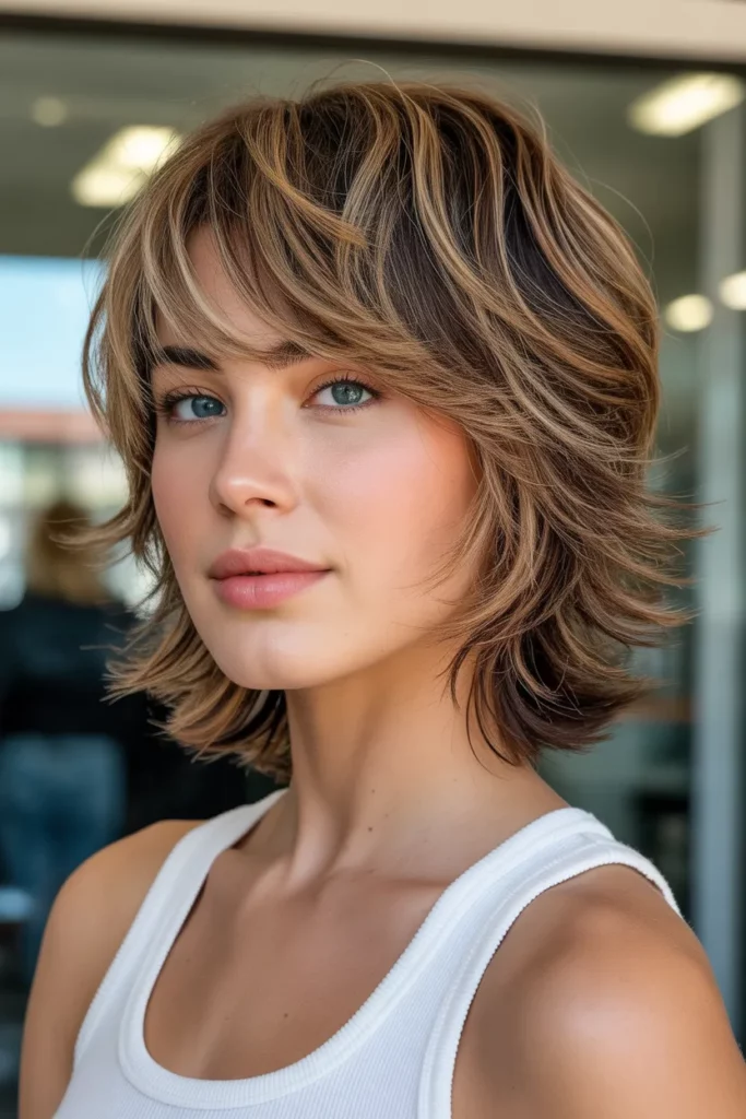 Medium Shag with Highlighted Layers