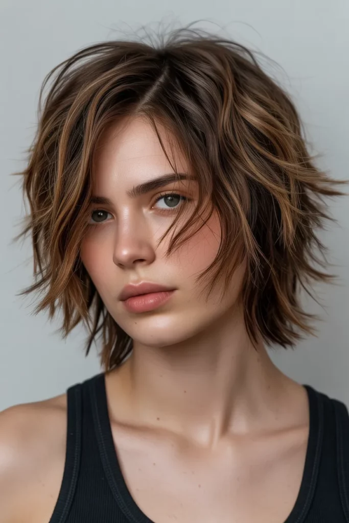 Medium Shag with Shattered Ends