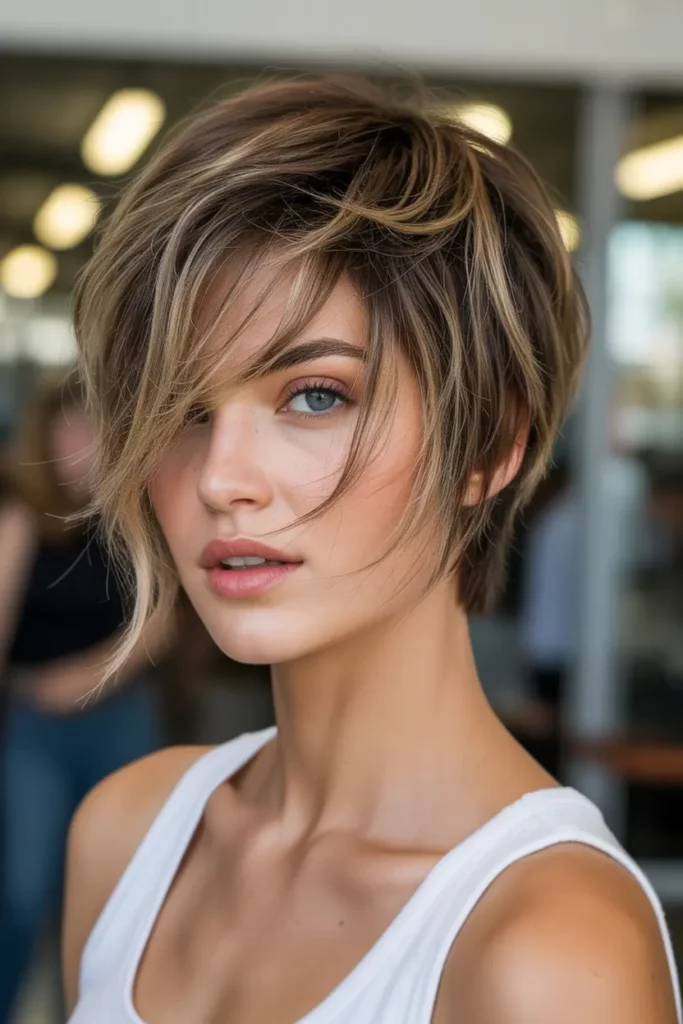 Messy Pixie Shag with Layers