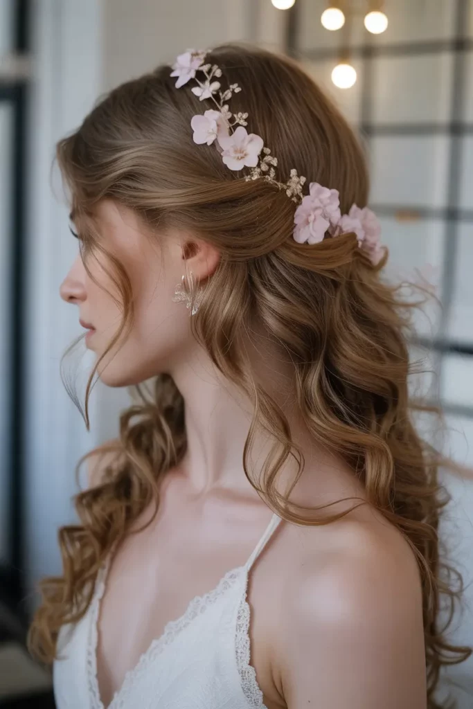Romantic Half-Up Half-Down Style