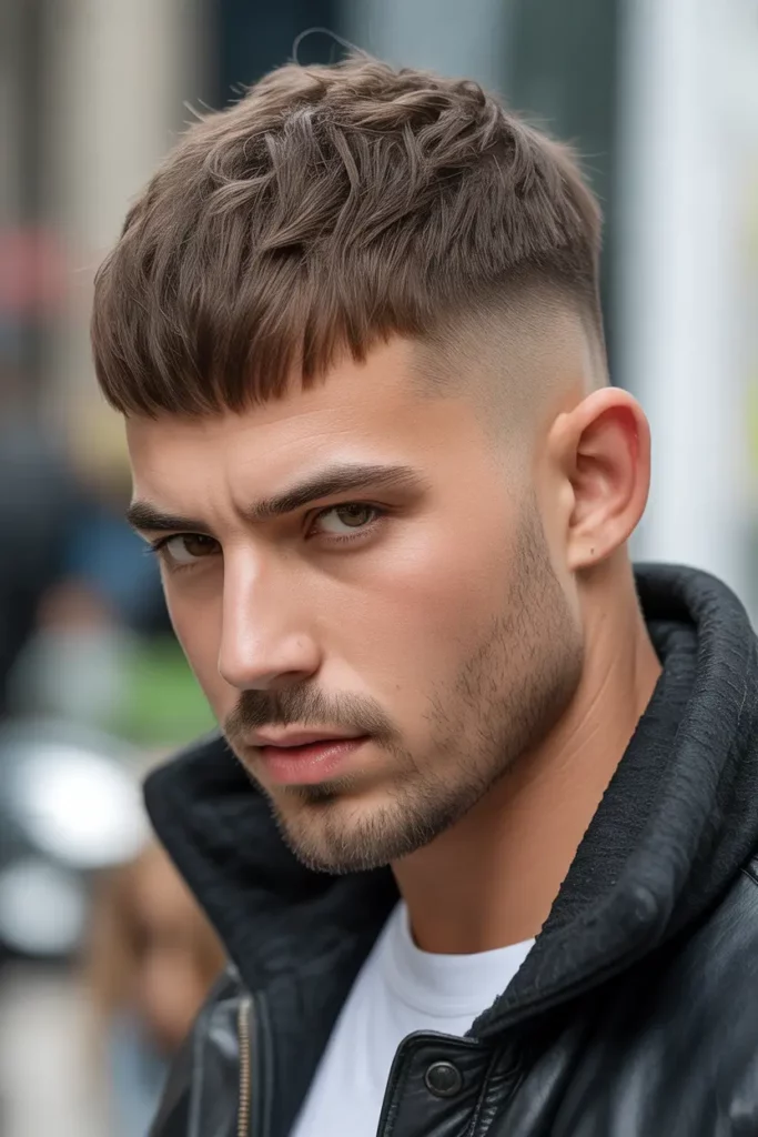 Short Wolf Cut Men’s Style