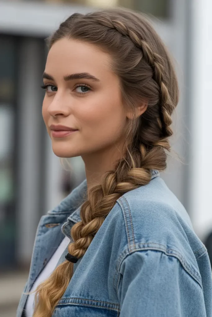 Side Braid Hairstyles For Greasy Hair