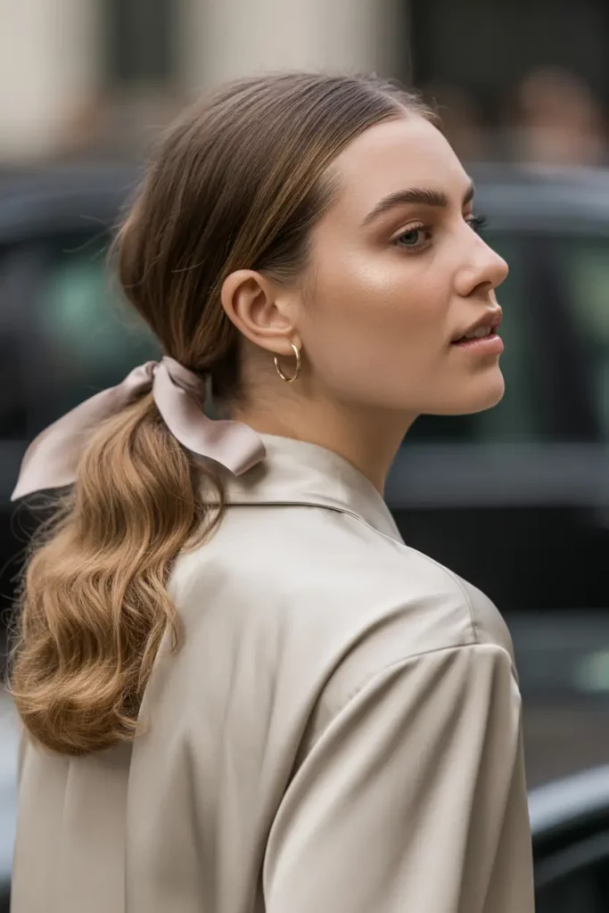 Sleek Low Ponytail Hairstyles For Greasy Hair