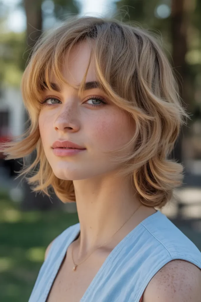 Soft Mullet with Air-Dried Texture