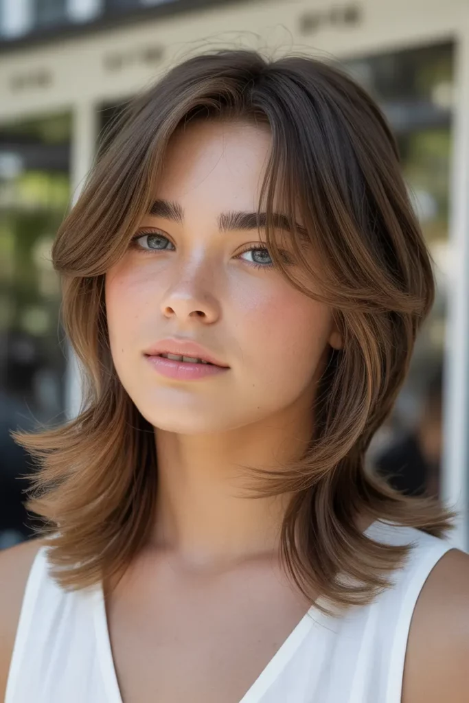 Soft Mullet with Face-Framing Layers